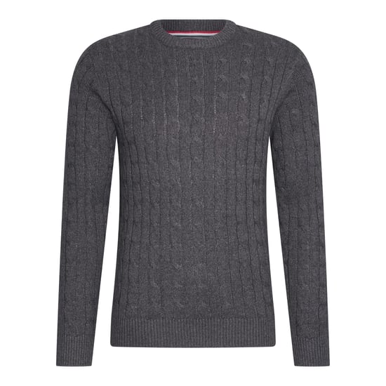 Cappuccino Italia Cable pullover antraciet - Image 1