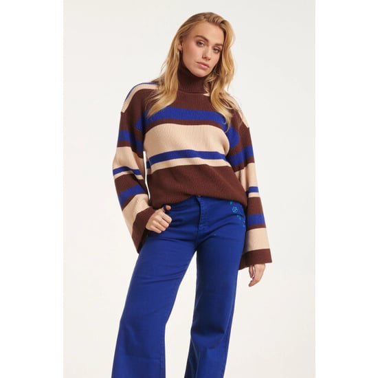 Smashed Lemon 24603 gestreepte gebreide top | - Image 1