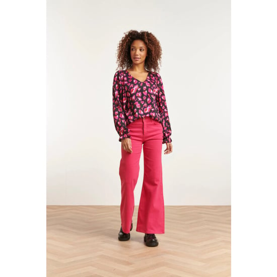 Smashed Lemon 23558 top met speelse dierenprint | - Image 1