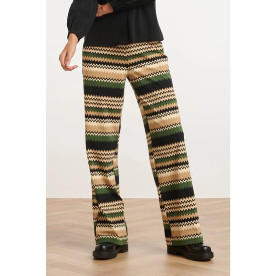 Smashed Lemon 24728 stijlvolle zigzag geprinte travel kwaliteit broek | - Image 2