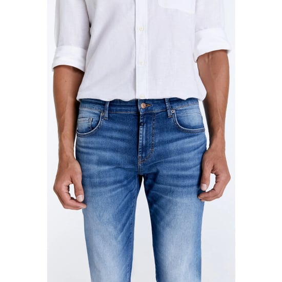 Cup of Joe Lance heren straight-fit jeans medium blue - Image 2