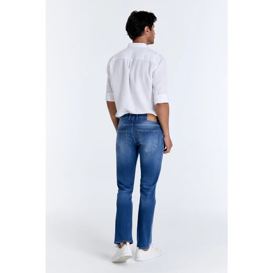 Cup of Joe Lance heren straight-fit jeans medium blue - Image 4