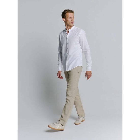 No Excess Pants with linen garment dyed light desert - Image 3