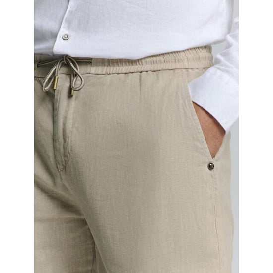 No Excess Pants with linen garment dyed light desert - Image 6