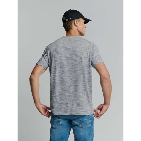 No Excess T-shirt crewneck multi coloured mel deep blue - Image 4