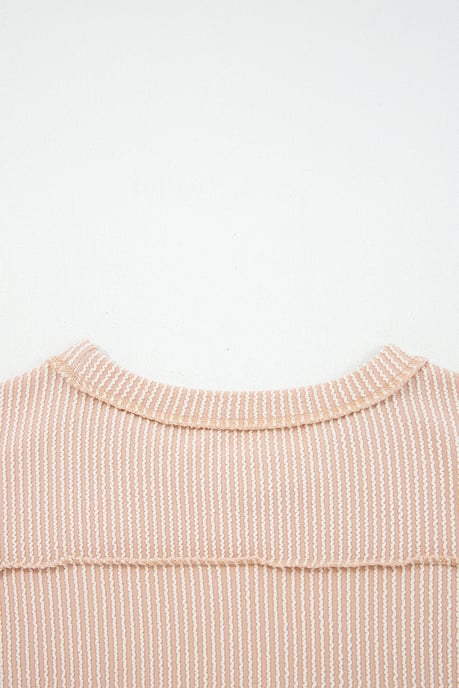 Textured Knit Long Sleeve Top - Image 6