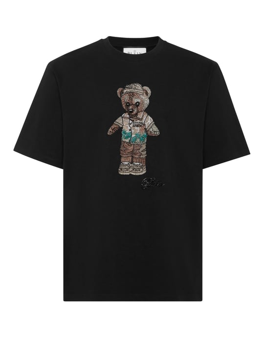 Crystal Round Neck T-Shirt Teddy Bear - Image 1