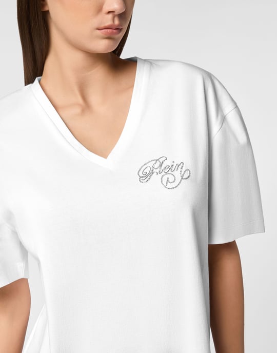 V-ringad t-shirt Signature - Image 5