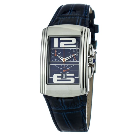 Chronotech Blue Leather Watch - Image 1