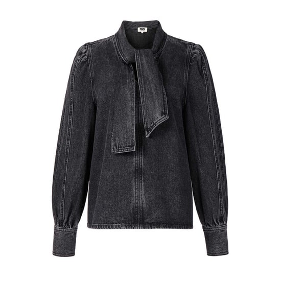 FRNCH Buds blouse knoopkraag denim - Image 5