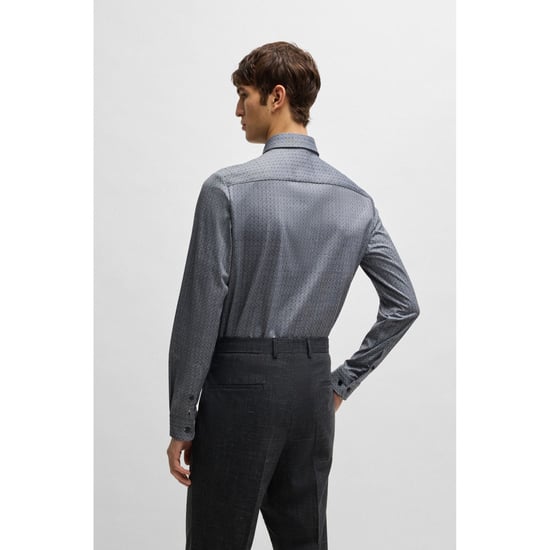 Men's Boss C-Roan-Kent-C1-243 Shirt in Dark Blue - Image 2