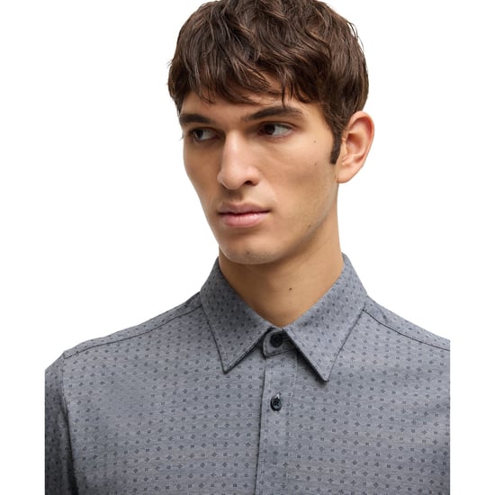 Men's Boss C-Roan-Kent-C1-243 Shirt in Dark Blue - Image 3