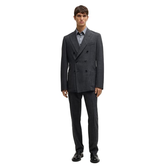 Men's Boss C-Roan-Kent-C1-243 Shirt in Dark Blue - Image 4