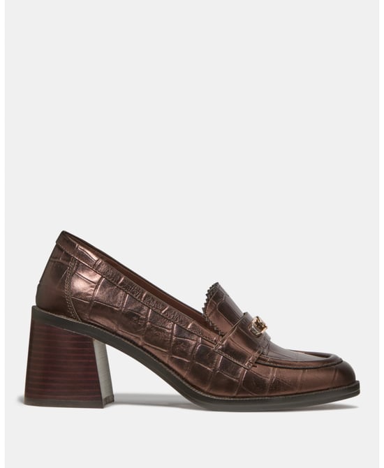 Hallie Heeled Loafer - Image 1
