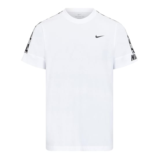 Men’s Nike Repeat Tape Short Sleeve T-Shirt White - Image 2