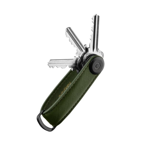 Orbitkey 2.0 saffiano leather olive - Image 4