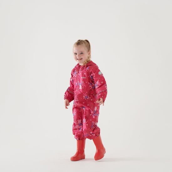 Regatta Kinder/kinder pobble peppa pig gebloemd waterdicht plassenpak - Image 6
