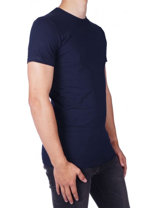 Garage Basis t-shirt ronde hals bodyfit blauw - Image 3