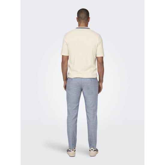 Only & Sons Onsmark tap 0011 cotton linen pnt licht - Image 2