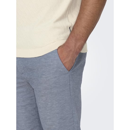 Only & Sons Onsmark tap 0011 cotton linen pnt licht - Image 4