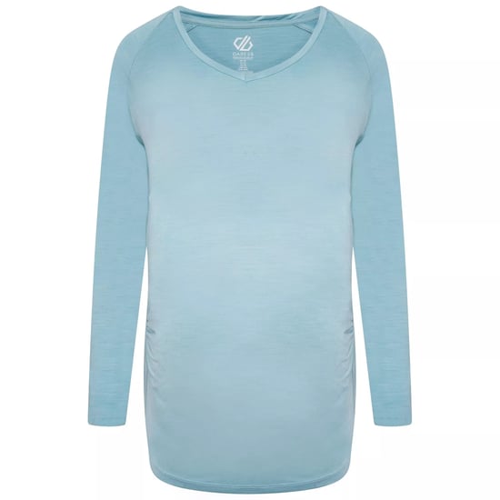 Dare 2B Womens/Ladies Discern Long-Sleeved Maternity T-Shirt (Cameo Green) - Image 1