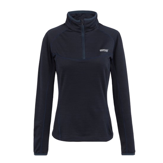 Regatta Yonder II Half Zip Fleece Top för damer/kvinnor (Marinblått) - Image 1