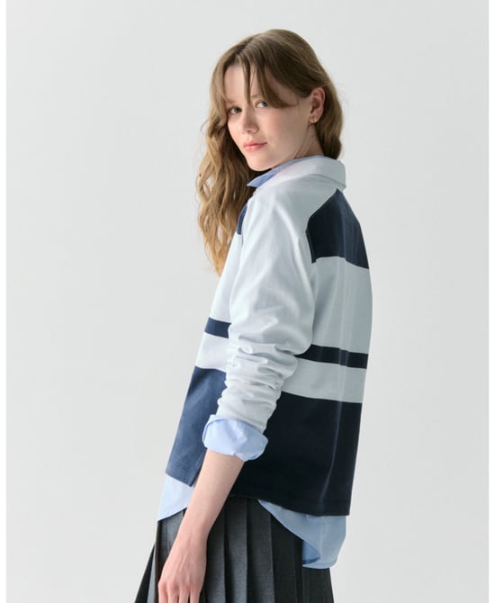 Colorblock Rugby Shirt - Image 2