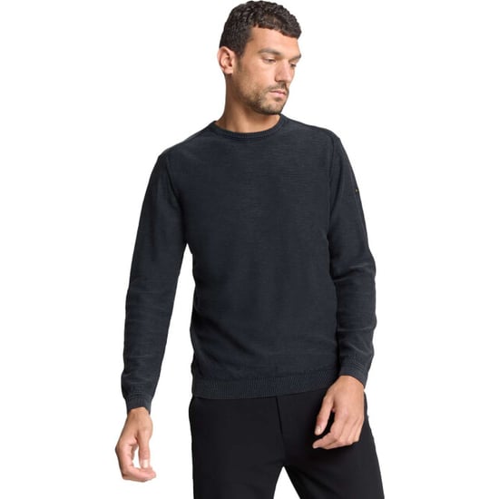 No Excess Pullover crewneck garment dyed + st black - Image 2