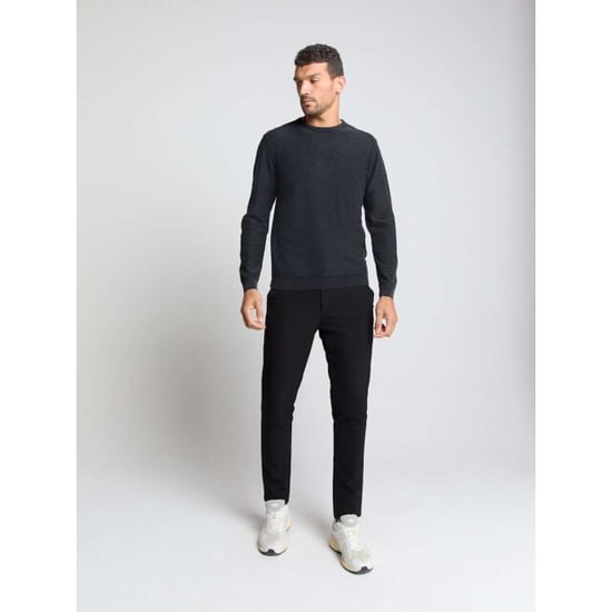 No Excess Pullover crewneck garment dyed + st black - Image 3