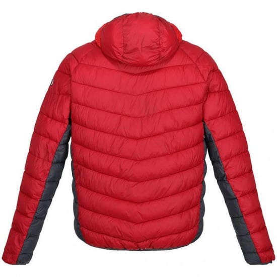 Regatta Mens Harrock Puffer Jacket (Dark Red/Chinese Red) - Image 2