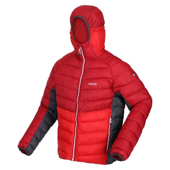 Regatta Mens Harrock Puffer Jacket (Dark Red/Chinese Red) - Image 4