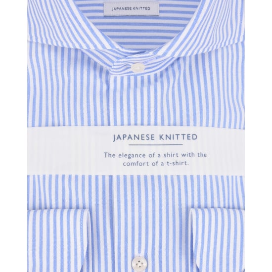 Profuomo Japanese knitted overhemd met lange mouwen - Image 2