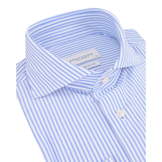 Profuomo Japanese knitted overhemd met lange mouwen - Image 3
