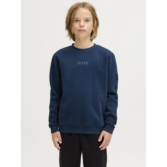 Jack & Jones Jcopoint sweat badge crew neck bf jnr navy - Image 6