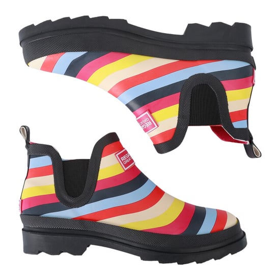 Regatta Great Outdoors Dam/Ladies Harper Low Cut Wellington-stövlar (Multicoloured Stripe) - Image 4