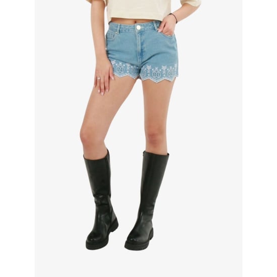 Nikkie Dames short denim cali - Image 1
