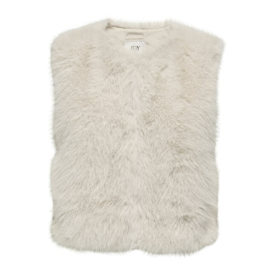 Jacqueline de Yong Jdyora faux fur waistcoat otw sie beige - Image 1