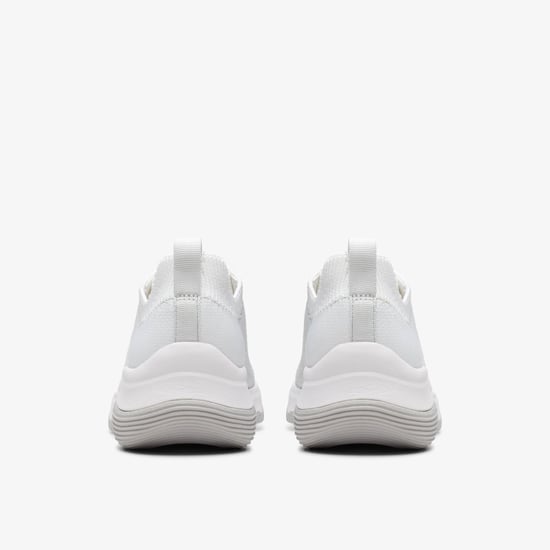 Circuit Tie White Knit Shoes - Image 5