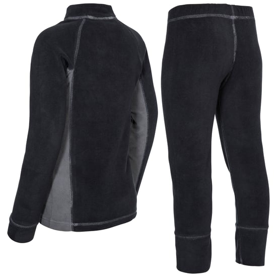 Trespass Childrens/Kids Bubbles Fleece Top And Bottom Base Layers - Image 2