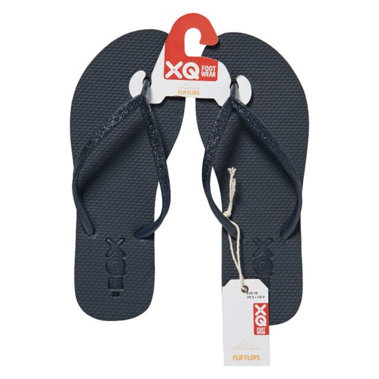 XQ Xq dames teenslippers glitters donker - Image 4