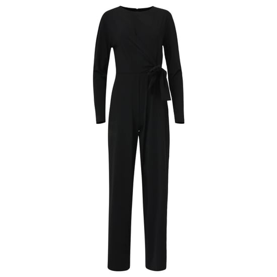Smashed Lemon Jumpsuit met ronde hals in travelkwaliteit | - Image 1