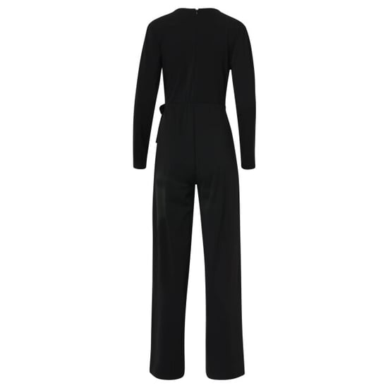 Smashed Lemon Jumpsuit met ronde hals in travelkwaliteit | - Image 3