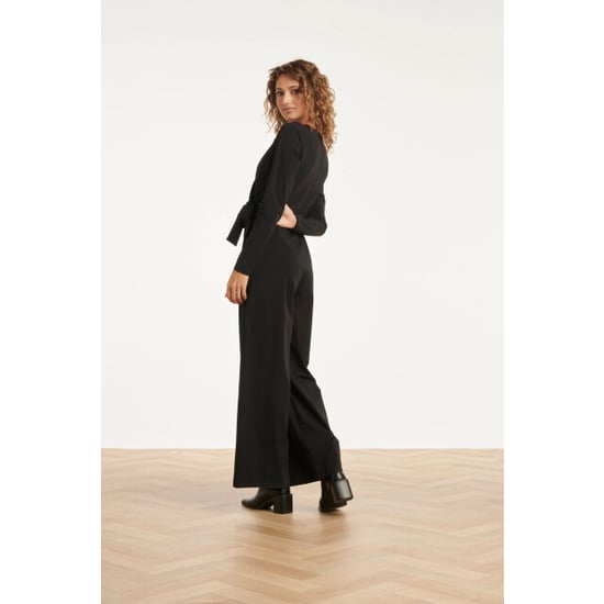 Smashed Lemon Jumpsuit met ronde hals in travelkwaliteit | - Image 4
