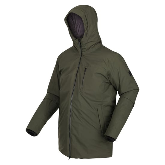 Regatta Yewbank II Parka för herrar (mörk kaki) - Image 3