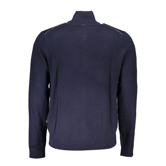 Gebreide Zip-up Cardigan Navy - Image 2