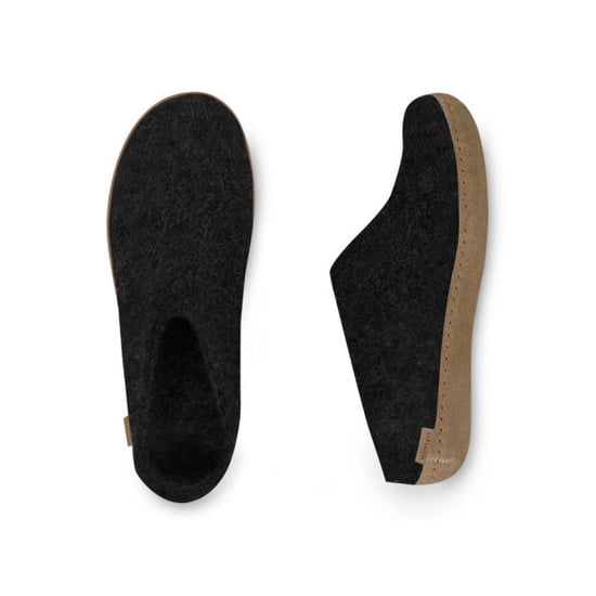 Glerups Slip-on leather sole b 02-charcoal - Image 4