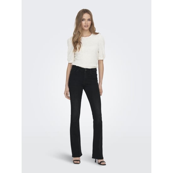 Only Onlblush mid flared dnm ta black denim - Image 4
