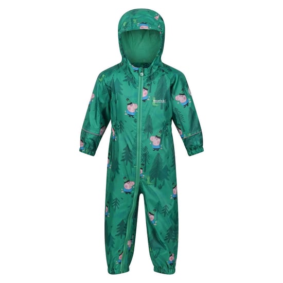 Regatta Barn/Kids Peppa Pig Dinosaurie Snödräkt (Jellybean Green) - Image 1