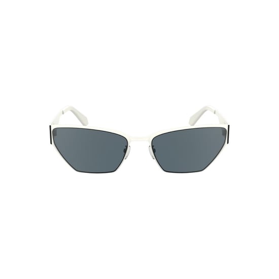 Cateye Solglasögon Vit Ram - Image 1