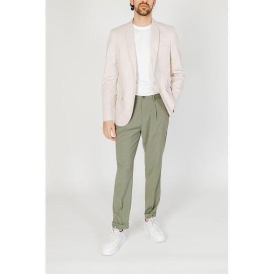 Beige Blazer Casual Stijl - Image 5